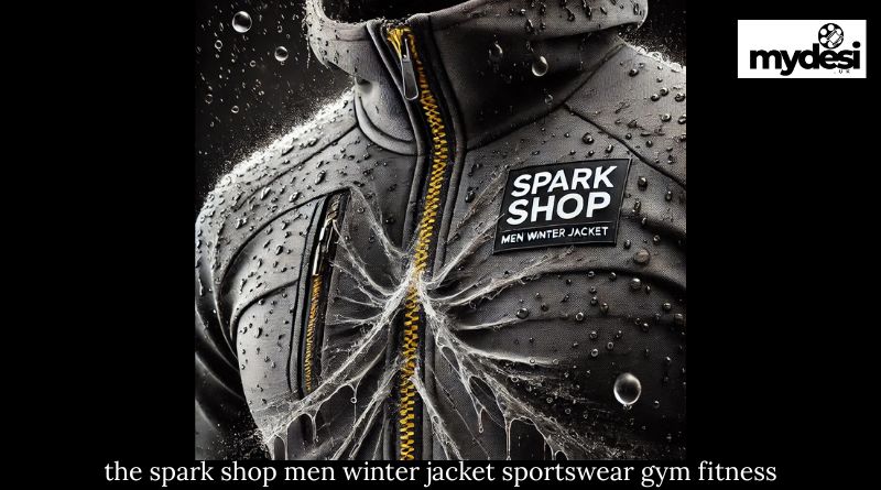 the spark shop men winter jacket sportswear gym fitness